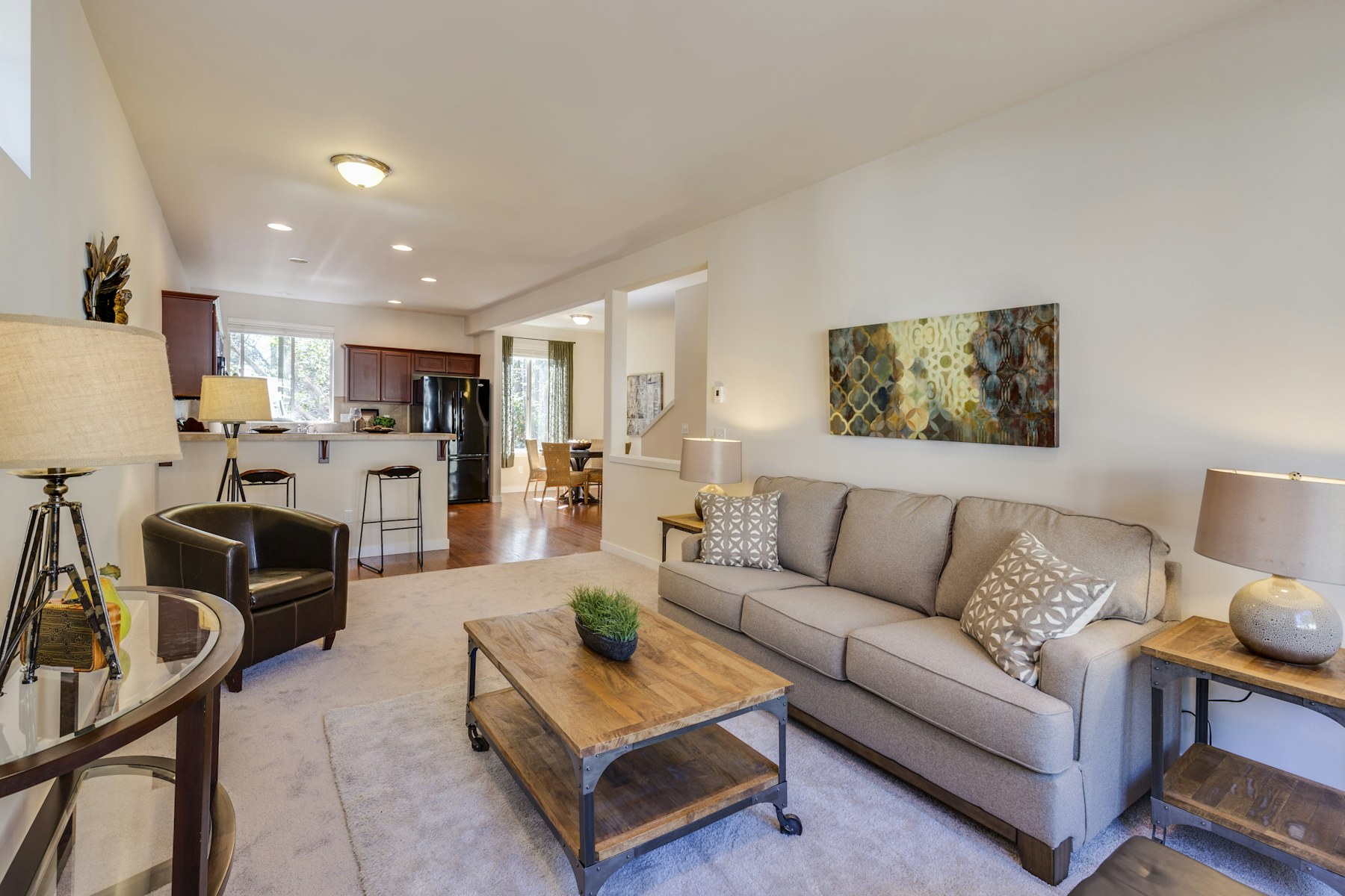 A bright, thoughtfully maintained residential interior
